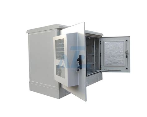 telecom metal outdoor boxes with air conditioning|18U IP55 Outdoor Electrical Cabinets and Telecom Equipment .